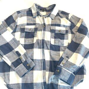 Love Tree Navy and White Checkered Shirt